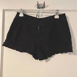 Betsey Johnson embroidered shorts